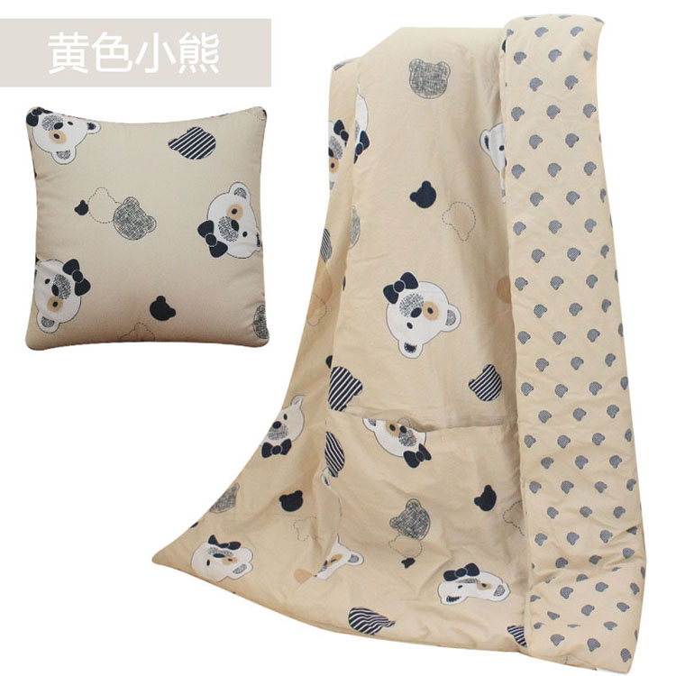 Gối được sử dụng bởi đệm sử dụng kép bằng xe ô tô văn phòng dày lên điều hòa không khí là chăn bông gấp bông gối mền 2 trong 1