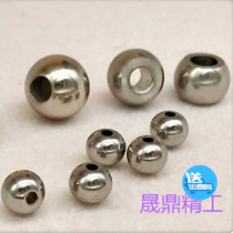 Stainless steel punching ball with hole steel ball ball outer diameter 11 12 13 14 15 16mm drilling straight through iron ball