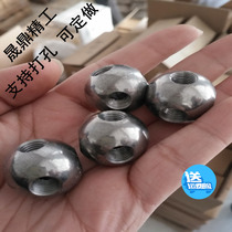 Solid iron ball stainless steel ball punching tapping thread ball processing customized steel ball steel ball half hole ball shaped ball