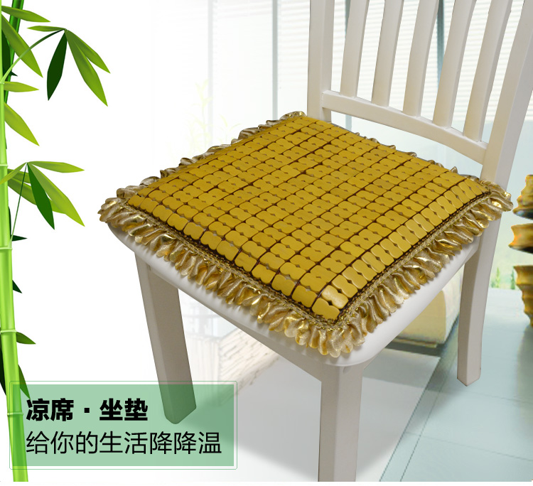 Đệm đệm máy tính mùa hè mahjong mat sofa đệm ghế ăn tre mùa hè mát mẻ pad ghế văn phòng đệm