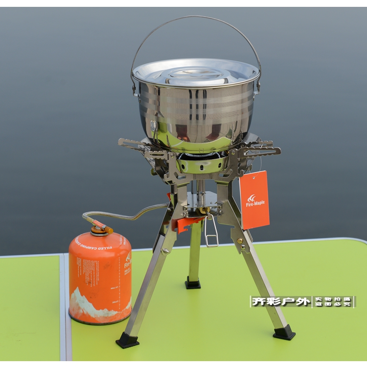 Lửa Maple FMS-108 Titan cắm trại năng lượng cao chống gió ngoài trời dã ngoại bếp gas tự lái tour du lịch tự lái - Bếp lò / bộ đồ ăn / đồ nướng dã ngoại bếp nướng thịt ngoài trời