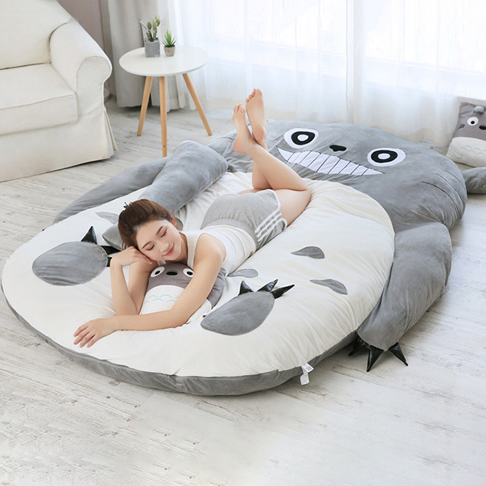 Dragon Cat Lazy Sofa Bed Cartoon Lovely Tatami Mattoo Double Folded Bedroom Place Single Thick Sleeping Bag