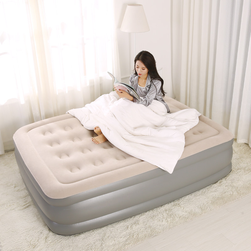 Add high inflatable bed for home double air cushion bed linen inflatable bed cushion thickened with portable air cushion bed sloth sofa bed