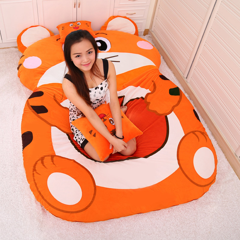 Creative sloth bed linen double 12 zodiac tatami tatami mattress cute bedroom cloth bag small sofa bunk beds