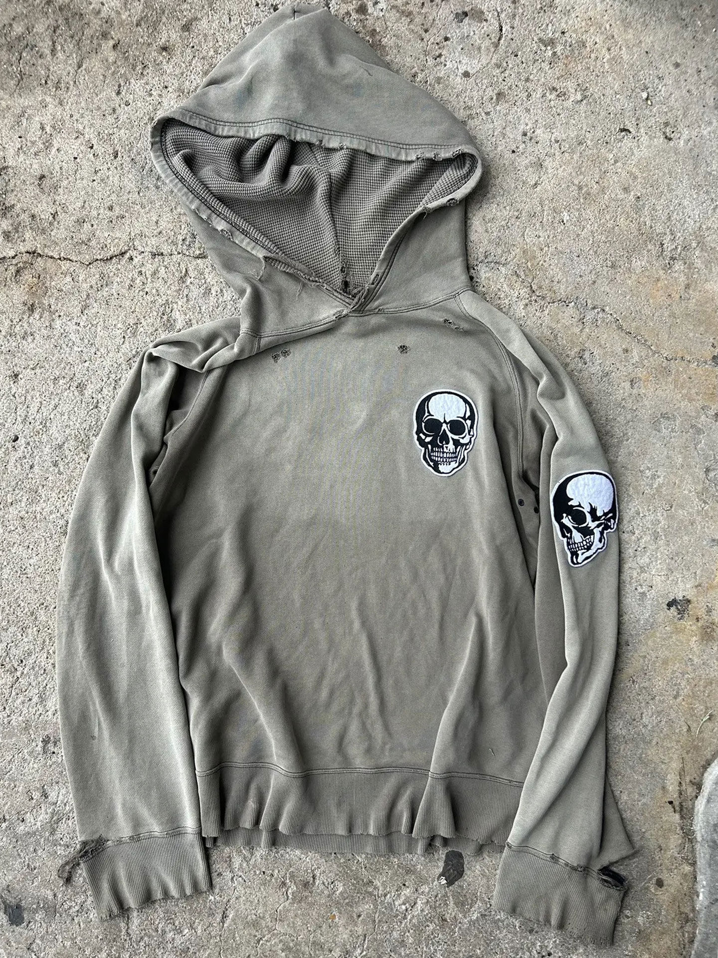 Must-have item for 2025! number(n)ine ss04 double skull grey 