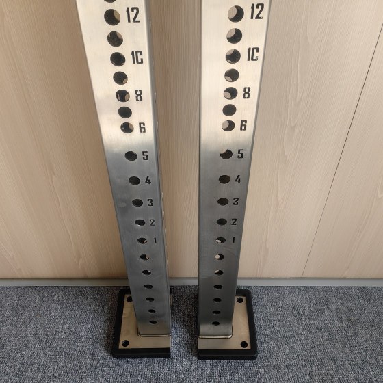 Savagepower 46cm 77.5cm Connecting Square Tube 227cm Column 201 Stainless Steel