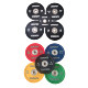 Hummer PU competition barbell plates with large holes
