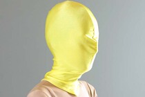 ZENTAI all-inclusive tights black Lycra rubberized mask headgear clothing store model headgear