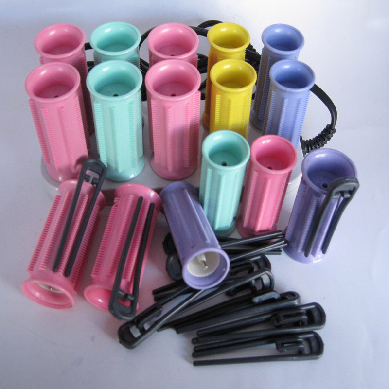 Ceramic without injury Power Generation Thermal hair cartridges 16 volumes Electronic curly hair curly hair curly hair curly hair Rod Big Roll Pear Flowers