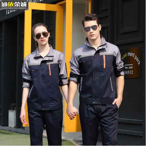 Spring and autumn pure cotton work suit male sleeve wire welding workshop coat wear-resistant insurance clothing customized