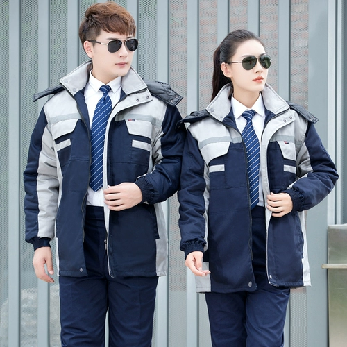 Зимний рабочий пуховик для работы, куртка, увеличенная толщина