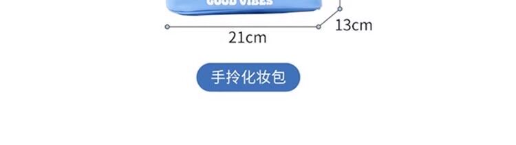 косметическая сумочка miniso名创优品史努比环海日记系列方形贝壳手拎化妆包便携收纳盒