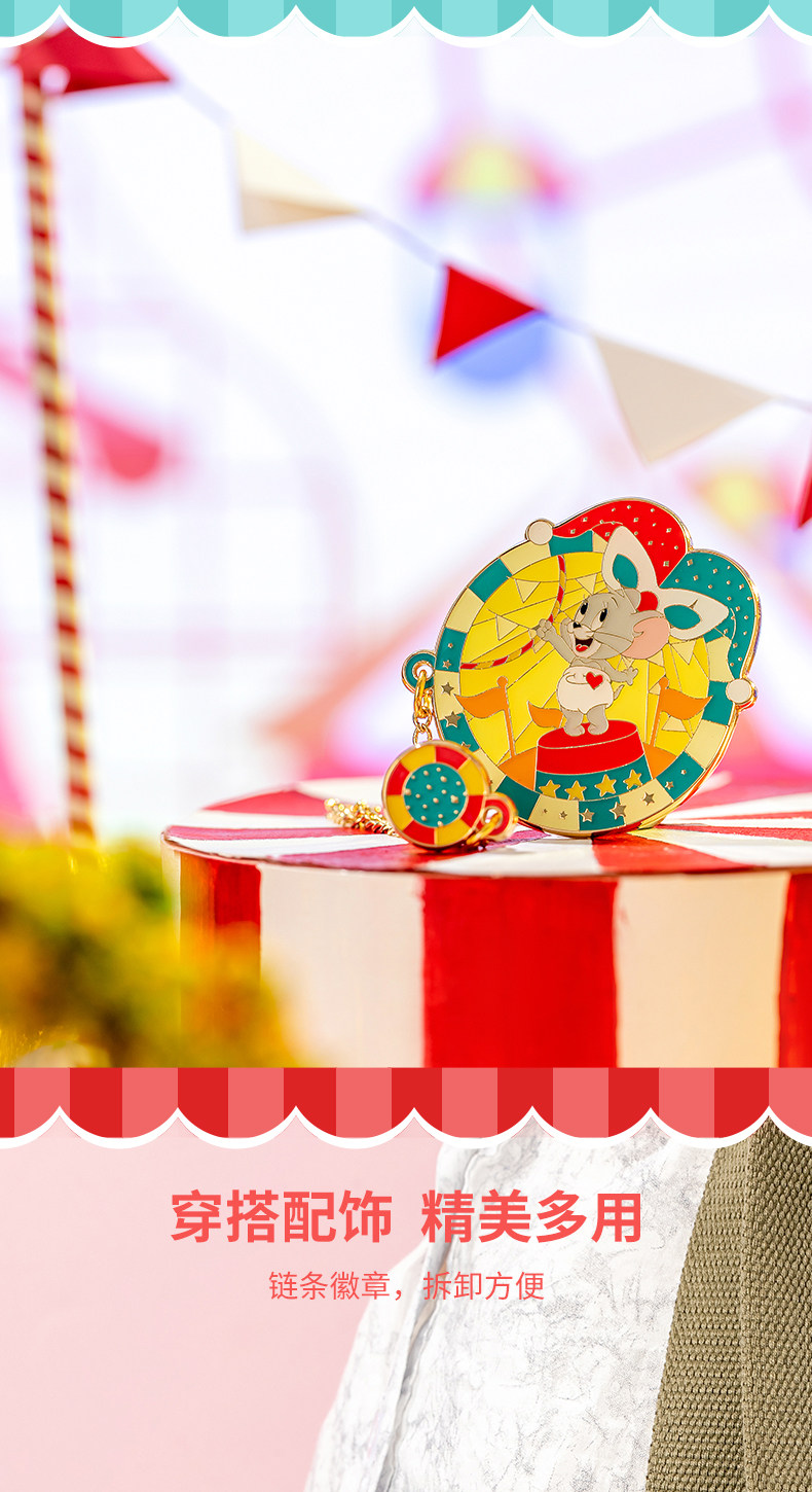 Куклы/ украшения/детали miniso名创优品猫和老鼠汤姆杰瑞马戏团盲盒徽章礼品手办玩具公仔