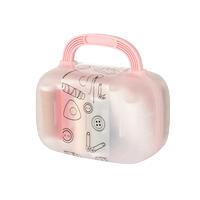 Портативный розовый комплект