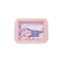 Набор коробок для шитья двухслойный (розовый)