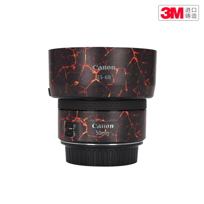 Canon EF50 1 8 micro - fixture for protective paste small spittoon 50 fixed - paste patch 3M