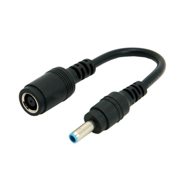 新款 7.4*5.0母转4.5mm 惠普戴尔电源转换插头19.5V 大圆转小圆