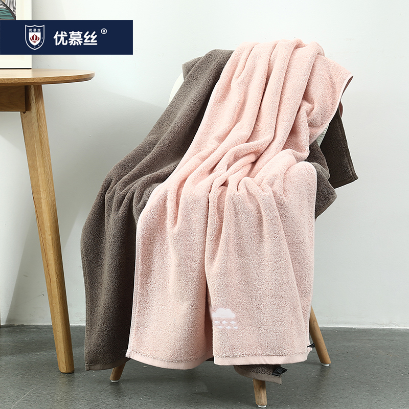 Bath towel female adult cotton cute quick-drying household bath large towel 2021 new couple models a pair of summer wraps