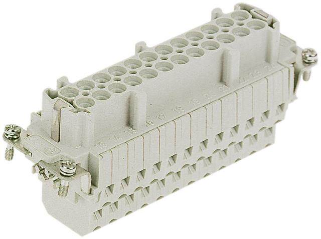 Original loaded heavy-duty connector Harding HARTING 09330242772 24 Core mother jack module Air plug