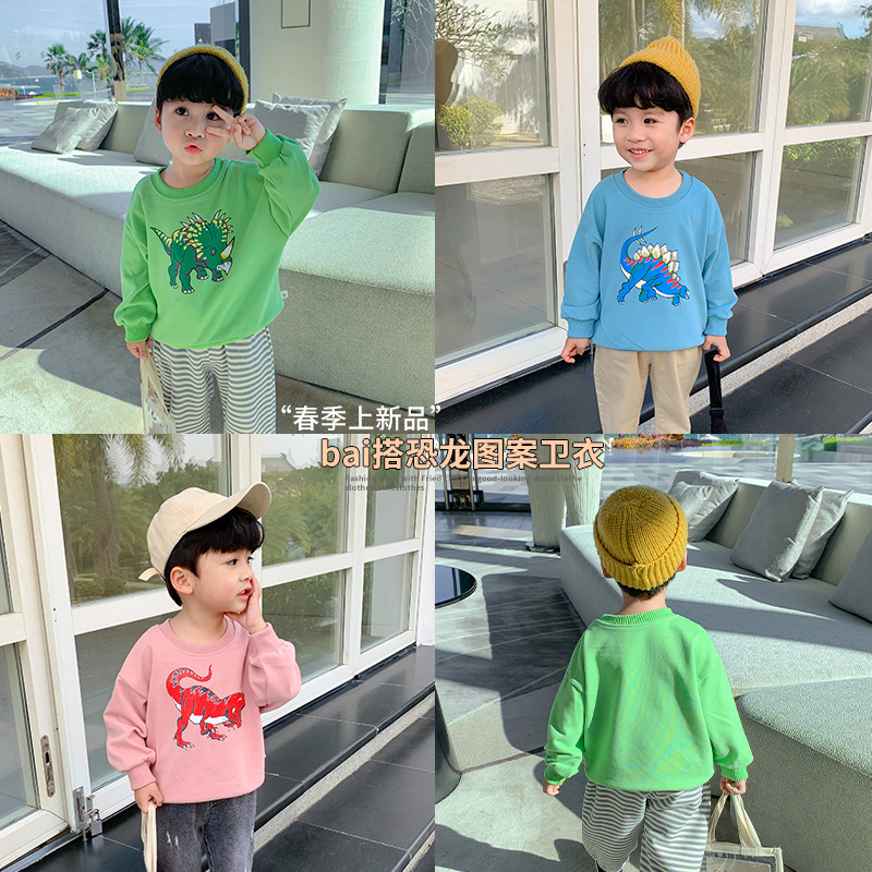 Children's clothing nets red explosive money for children's spring clothes 2022 new Korean version Spring and autumn boy Spring with male baby waves