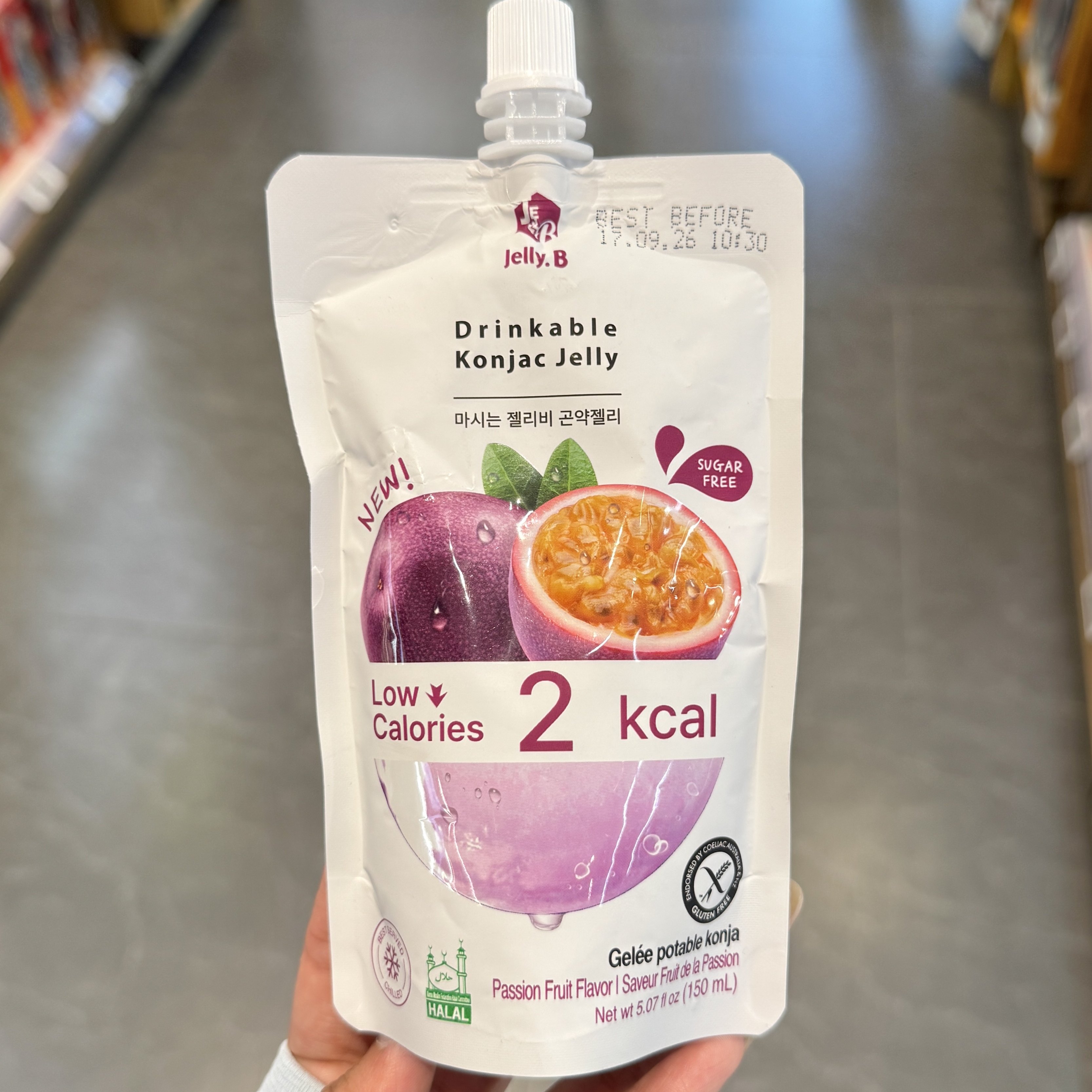 Korean Squeeze Jelly B Passion Fruit & Orange 150ml - Taobao product photo 8