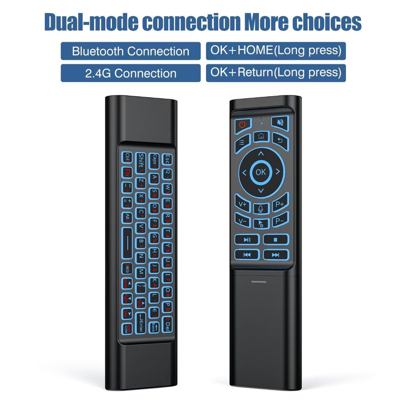 Dual-Mode Air Mouse Mini Wireless Bluetooth Keyboard Set Flying Mouse Remote Control Integrated Keyboard and Mouse Computer Gyroscope Dual-Mode Air Mouse Mini Wireless Bluetooth Keyboard Set Flying Mouse Remote Control Integrated Keyboard and Mouse Computer Gyroscope