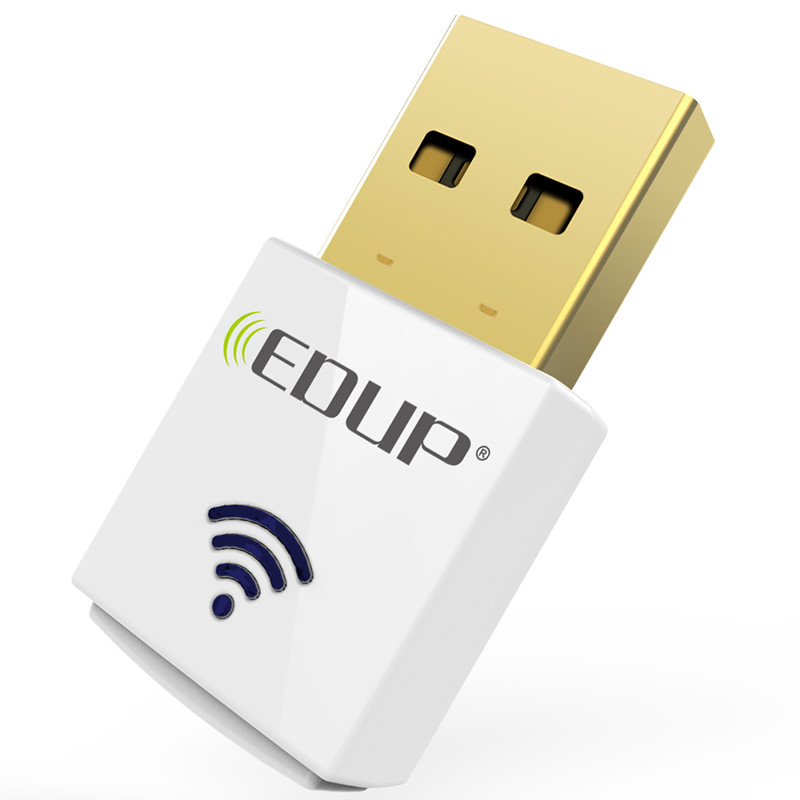 Адаптер USB edup ep-ac1619 600m鍙岄usb鏃犵嚎缃戝崱 楂橀€烾sb3.0 11ac缃戝崱鍙戝皠鍣