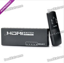 HDMI switch 5 in 1 out HDMI splitter 5 in 1 out HD video remote control amplifier switch