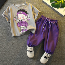 Children Suit Summer Handsome 2022 New Fried Street Children Dress Ocean Gas Baby Clothes Boy Summer Dress Boomer Clothes Boy