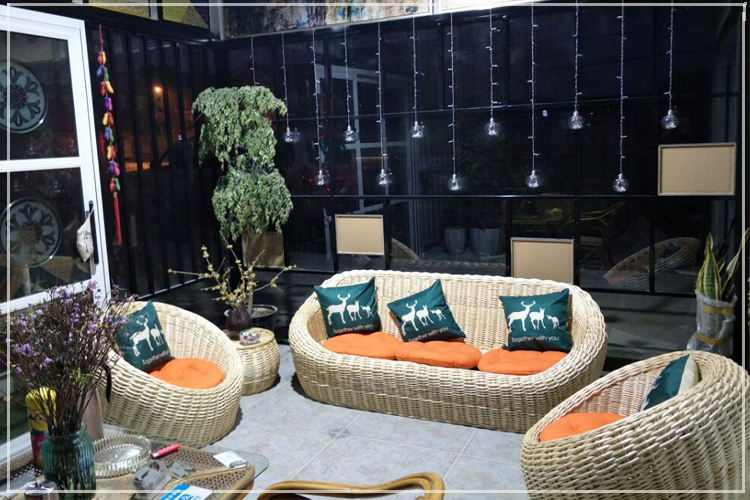 Wicker ghế sofa ghế giải trí phòng khách phòng ngủ ban công phòng khách ghế beanbag mây giản dị ghế kết hợp vận chuyển mục vụ - Ghế sô pha sofa da nhập khẩu