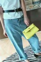 Quần jean nữ 2019 hè mới dành cho nữ phiên bản Hàn Quốc của quần denim bút chì giản dị chân quần màu xanh nhạt quần nữ - Quần jean quần jean nữ 2021
