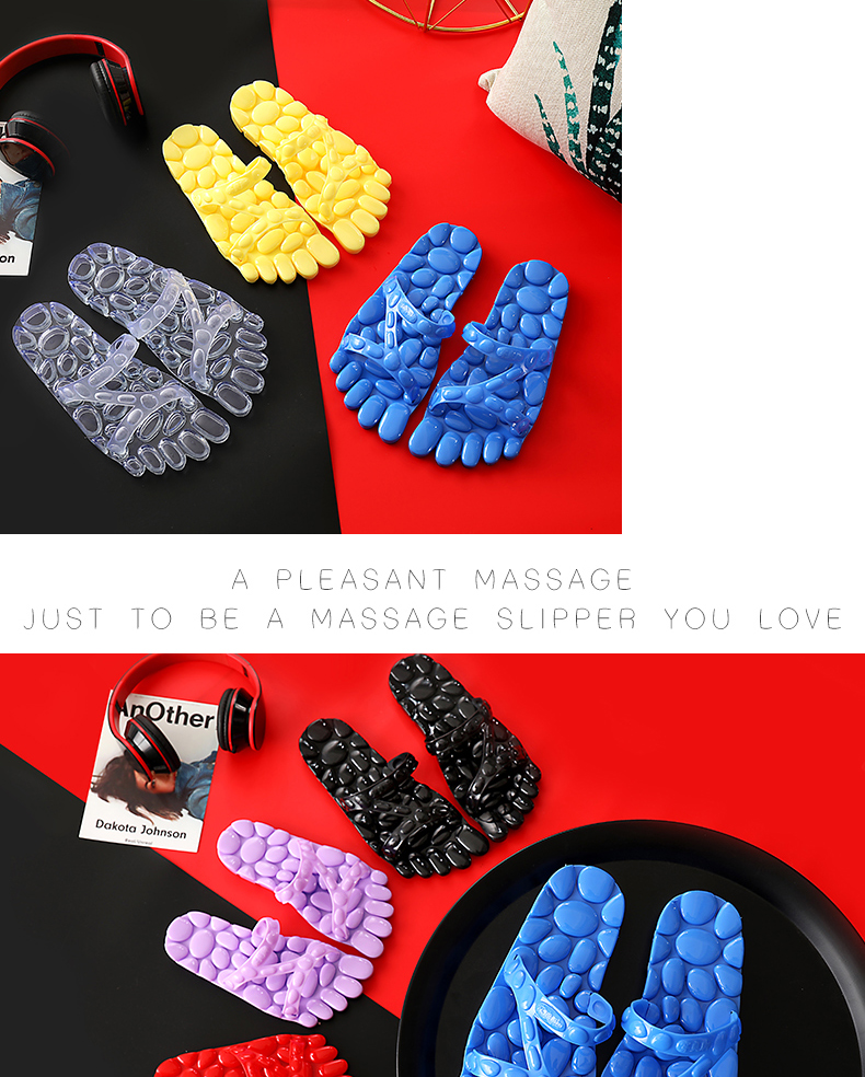 Đế nhà bấm huyệt massage dép nữ mùa hè trong nhà phòng tắm trượt nhà người yêu nhà dép và dép nam - Trang chủ dep long mang trong nha