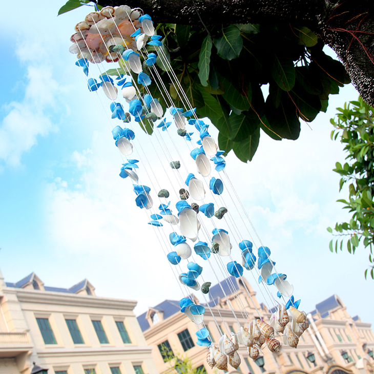 Luminous shell wind chime gift home decoration door decoration creative birthday gift girl writing greeting card