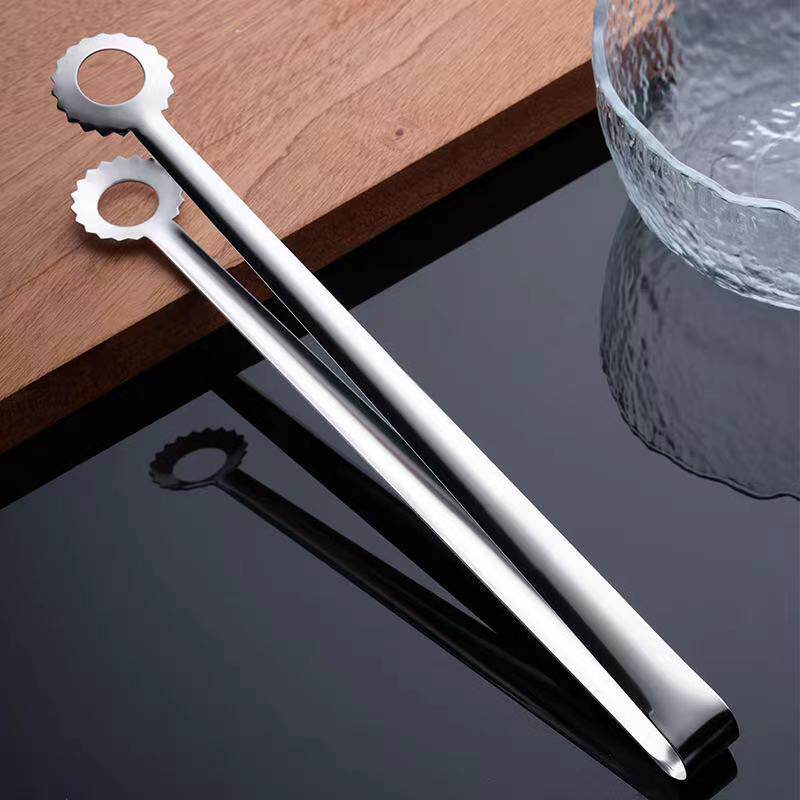 All stainless steel Japanese grilled grill with SUS304 food clamps steak napkin BBQ mini - buffet clamp