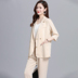 Suit phù hợp với nữ mùa hè sinh viên đại học phỏng vấn phù hợp với bộ đồ phù hợp với tính khí của Hàn Quốc phiên bản được mặc bộ đồ lụa của phụ nữ 