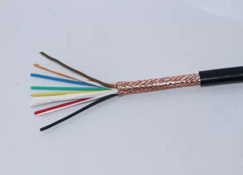 Линия экранирования RVVP2 3 4 5 CORE 0,3 0,5 0,75 1 1,5 квадратного королевства -Провод сигналов медного ядра.