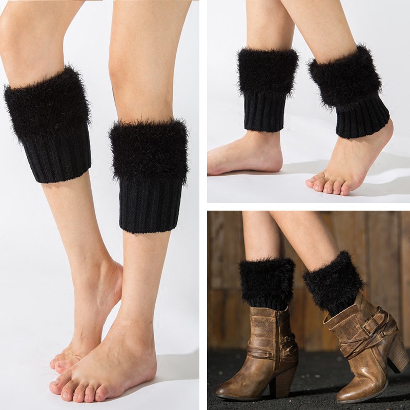 Fall and Winter Woman Short Socks Han Wool Knitted Shoes Shoes Shoes Costume Ankle Knee Heating Socket Heat Socks Relax