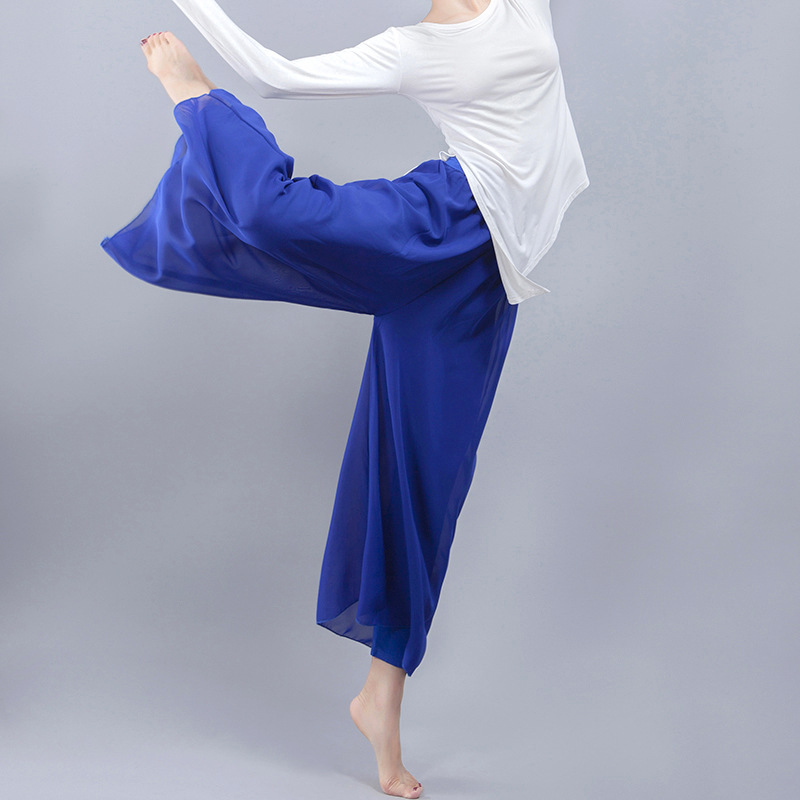 Classical Floating Snow Spinning Pants Modern Dance Female National Dance Training Mechanical Training Trainer
