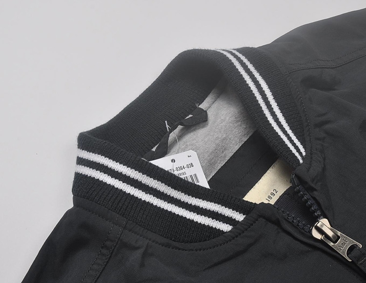 Mùa xuân và mùa thu nam Bóng chày Mặc Slim Fit Áo khoác hợp thời trang Nam Solid Solid Double Jacket Áo khoác ngoài giản dị - Áo khoác đôi thời trang nam