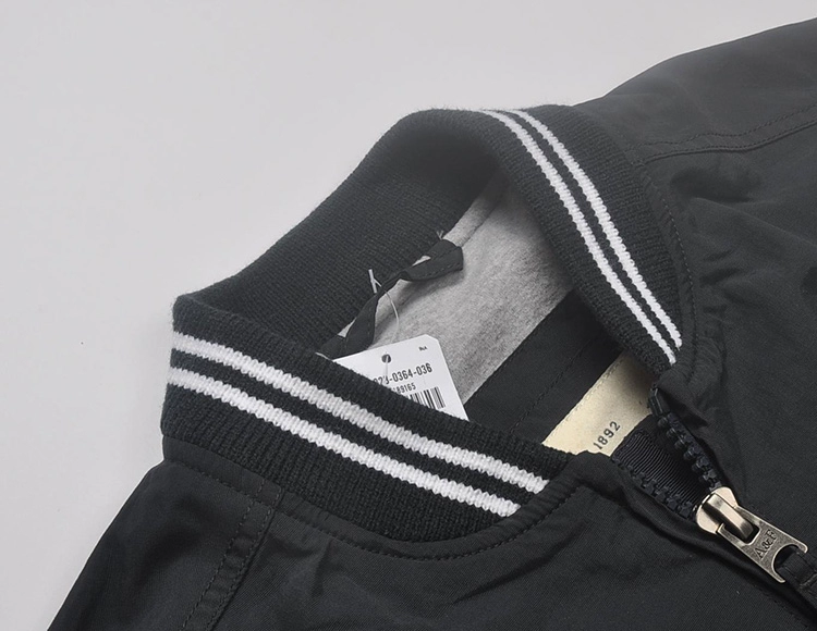 Mùa xuân và mùa thu nam Bóng chày Mặc Slim Fit Áo khoác hợp thời trang Nam Solid Solid Double Jacket Áo khoác ngoài giản dị - Áo khoác đôi thời trang nam