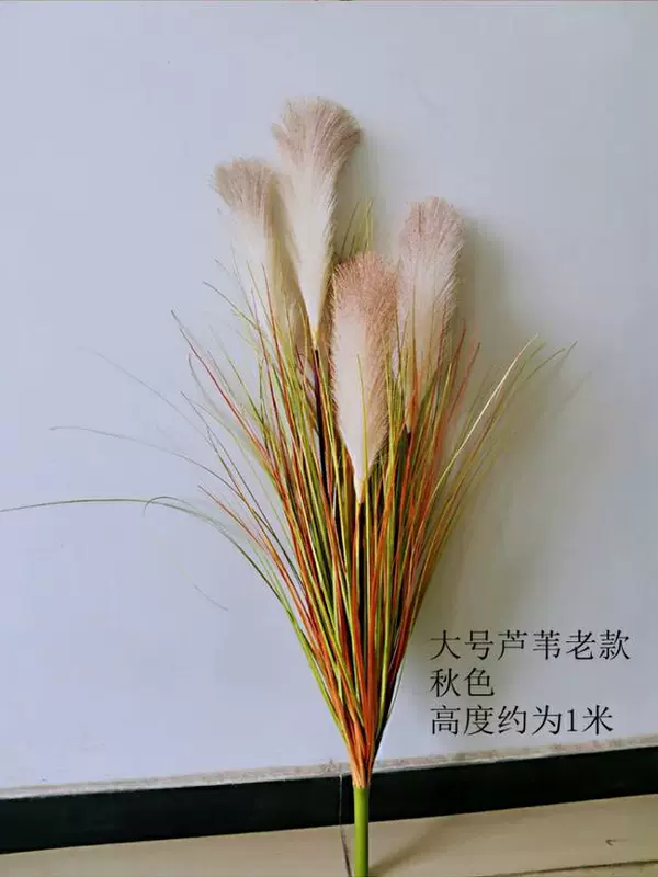 Bắc Âu sậy hồng hoa giả chùm lớn phòng khách sàn nhựa cao cấp hoa giả đuôi chồn trang trí cửa sổ đồ trang trí - Trang trí nội thất