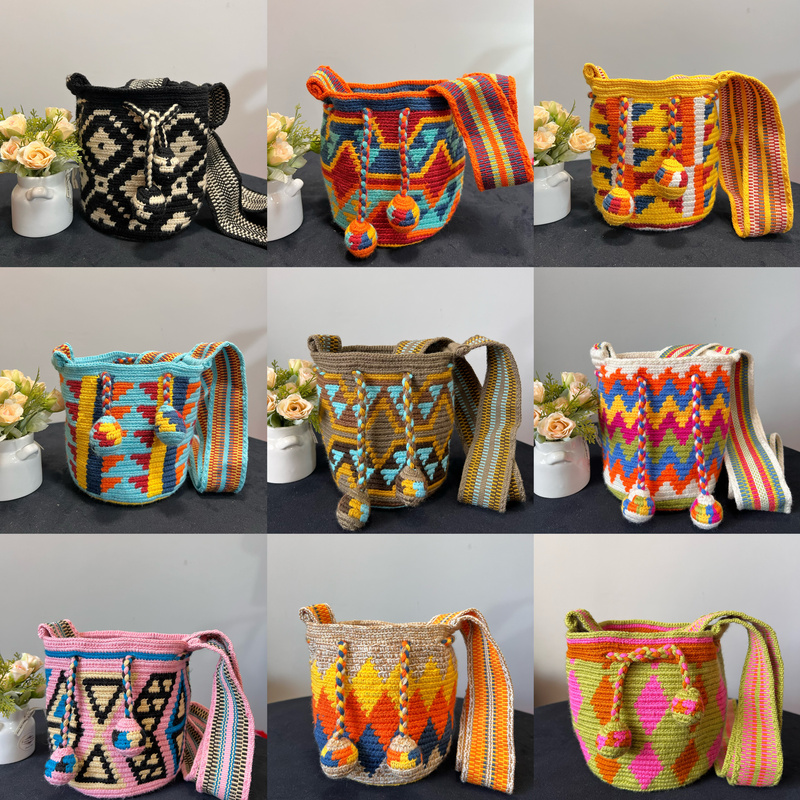 4.22 Update: Colombian Genuine Wayuu Small Hand-Woven Crossbody Bag Mini Bag