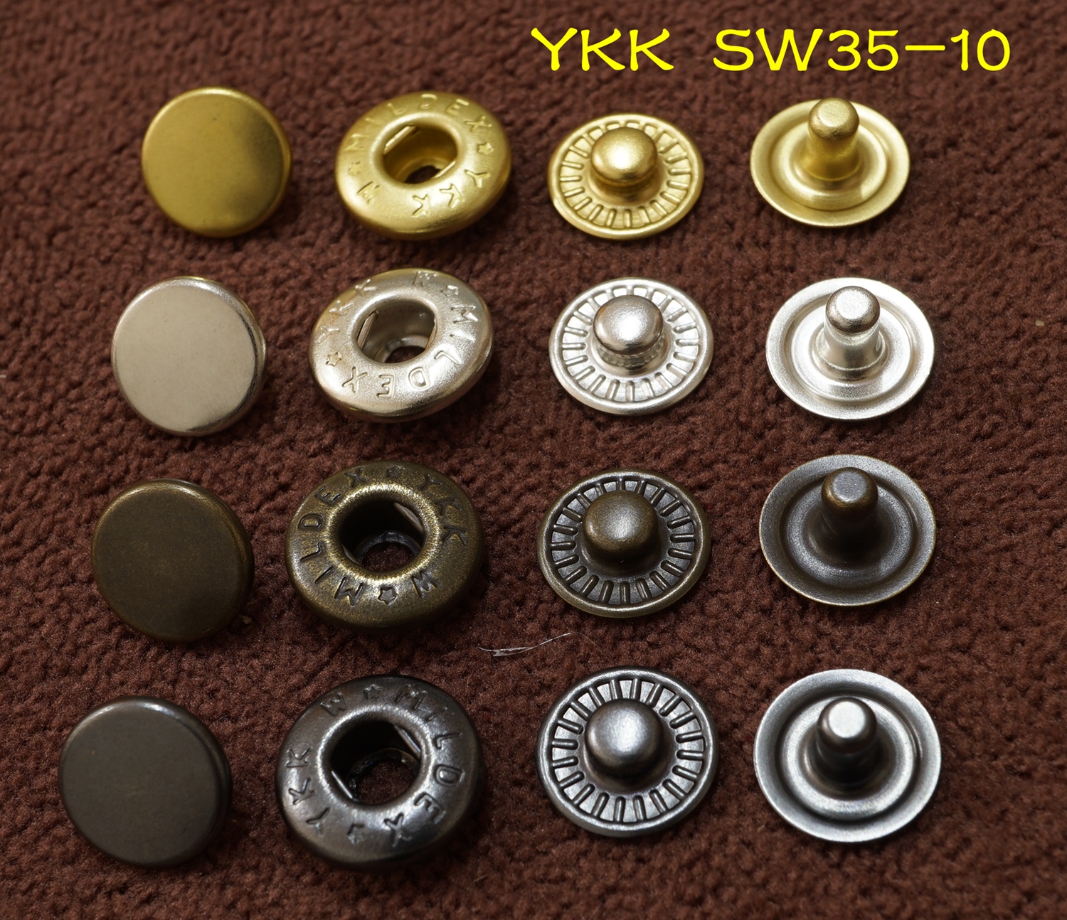 [USD 6.00] Japan YKK button metal button button button button brass snap button Wholesale from