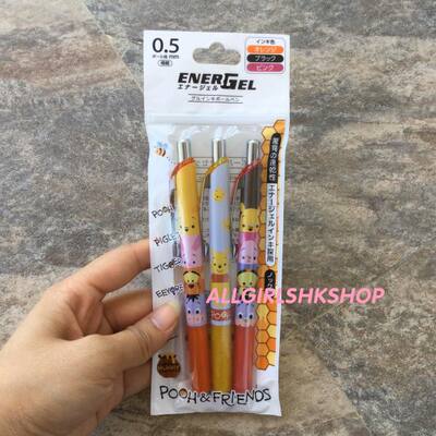 Out-of-print Japanese Disney FRIXION water-based ink pens in three colors
