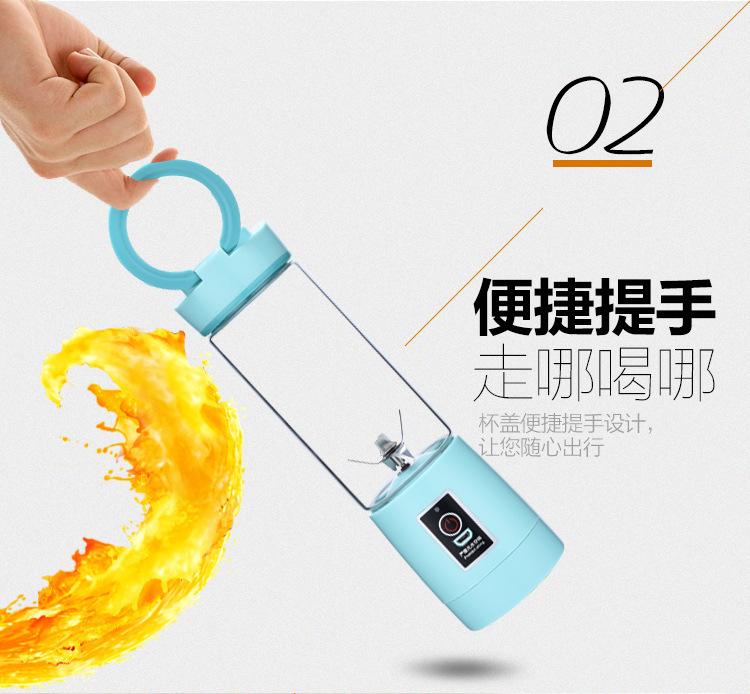 Tay cầm tay tiện lợi nước trái cây xỉ nước trái cây nhỏ kim nhỏ trái cây mang máy ép trái cây Zhazhen máy ép chậm savtm