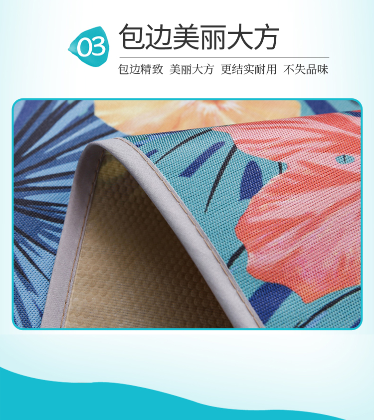 máy lạnh rửa được con Ruanxi giường 1.8m ba mảnh sinh viên đơn 1.2mi mùa hè lụa băng mat mat 1,5m - Thảm mùa hè nệm nước cao cấp