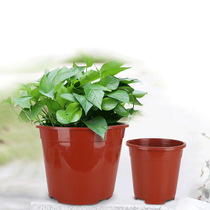 Gardening flowerpot gallon flowerpot balcony fleshy pot household plastic minimalist round large planting flowerpot