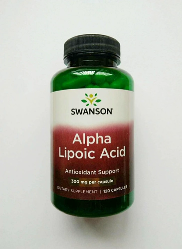 Антиоксидантная гликированная американская оригинальная капсула альфа -деваниновой кислоты Swanson Alpha Devanic 300 мг*120