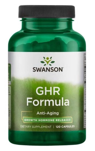 Содействовать здоровому росту 120 капсул для оригинальной формулы гормонального (GHR) роста Swanson (GHR)