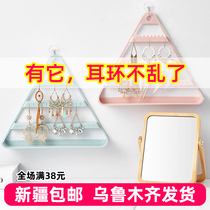 Accessories household earrings with female earrings display rack ear-tub ear-cranking necklace handdress small jewelry box